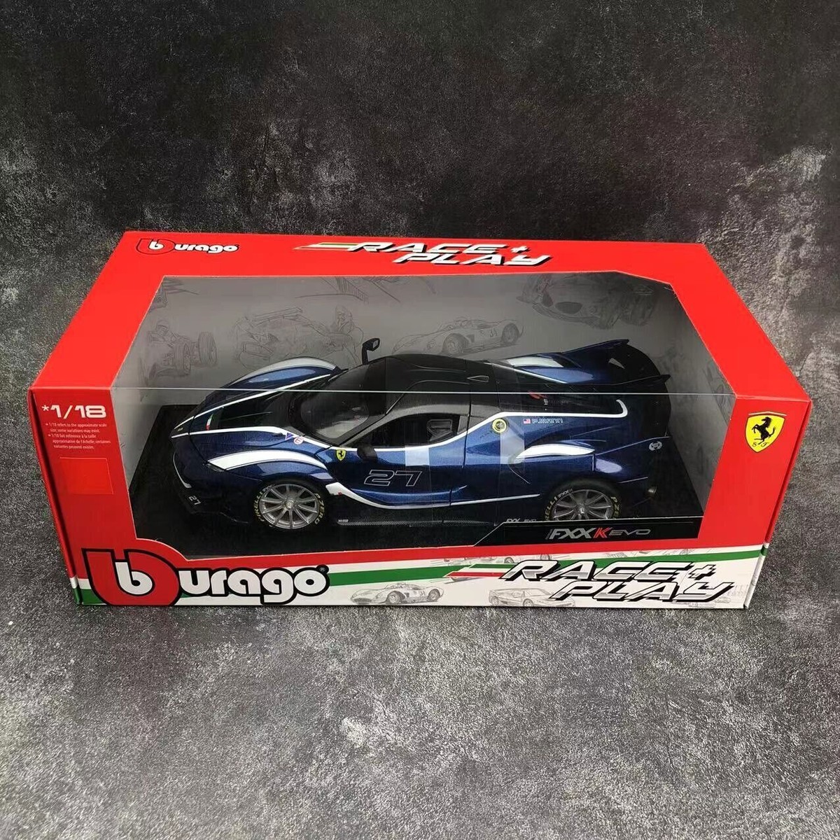 Bburago 1/18 Ferrari FXXK FXX K EVO diecast car model #27