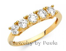 14k Solid Yellow Gold Classic Wedding Band Ring