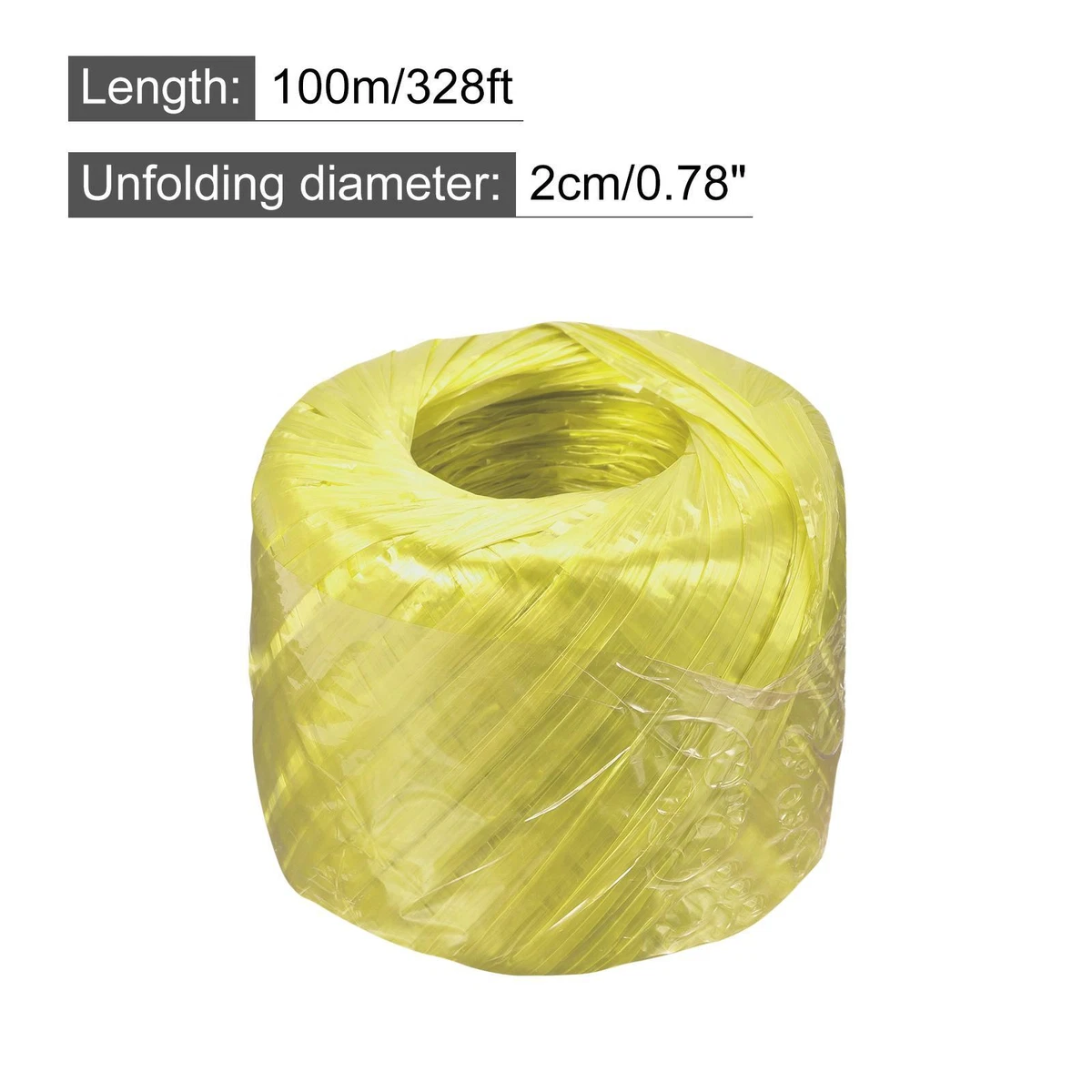 Polyester Nylon Plastic Rope Twine Bundled for Packing 100m