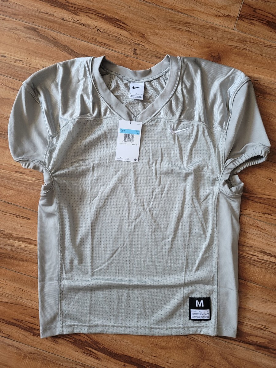 Nike Vapor Varsity Football Practice Gray Grey Jersey 908729 057