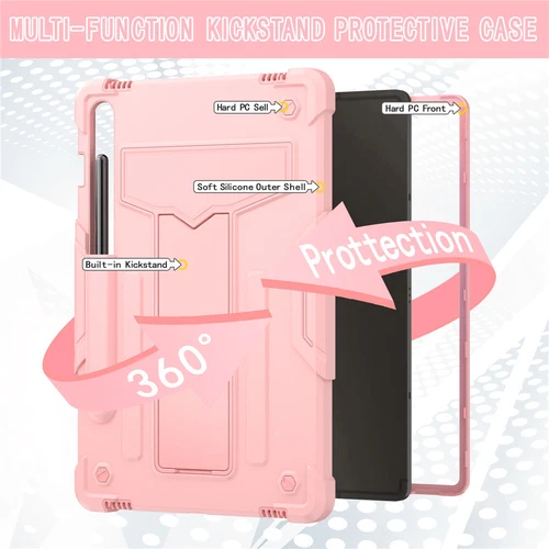 Heavy Duty Stand Case Rugged Cover For Samsung Galaxy Tab S10 FE /S10 FE+ Tablet - Picture 42 of 54