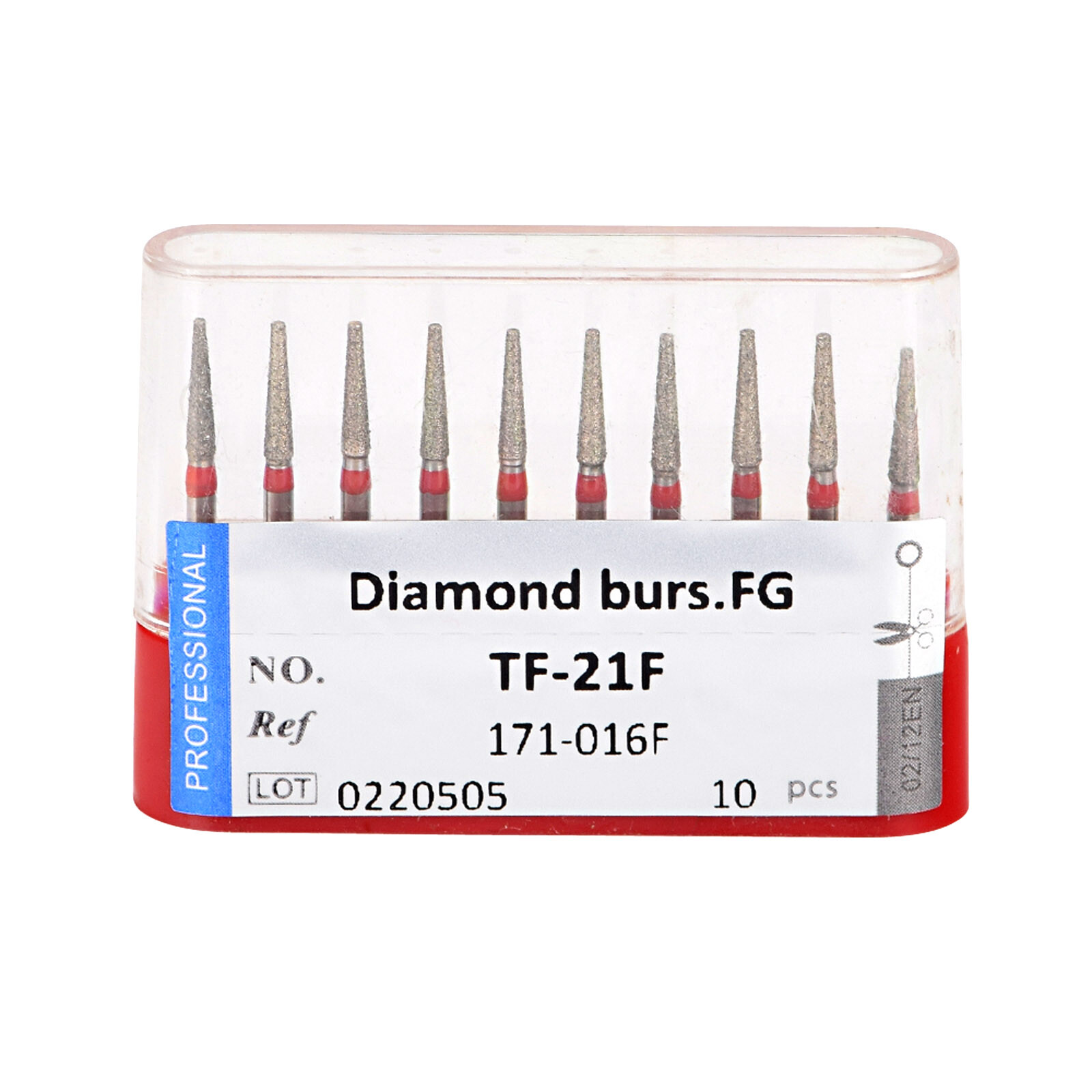 Lot De Fraises Diamantées Dentaires FG - 50-100 Pièces, Pour Pièce à Main Haute Vitesse