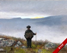 FAR FAR AWAY SORIA MORIA NORWAY FAIRY TALE CASTLE PAINTING ART REAL CANVAS PRINT