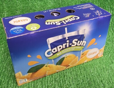 2,70 /L) Capri Sun Orange 10er Pack Trinkbeutel für unterwegs Getränk 10x0,2l