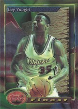 Loy Vaught 1993-94 Finest #86 Los Angeles Clippers
