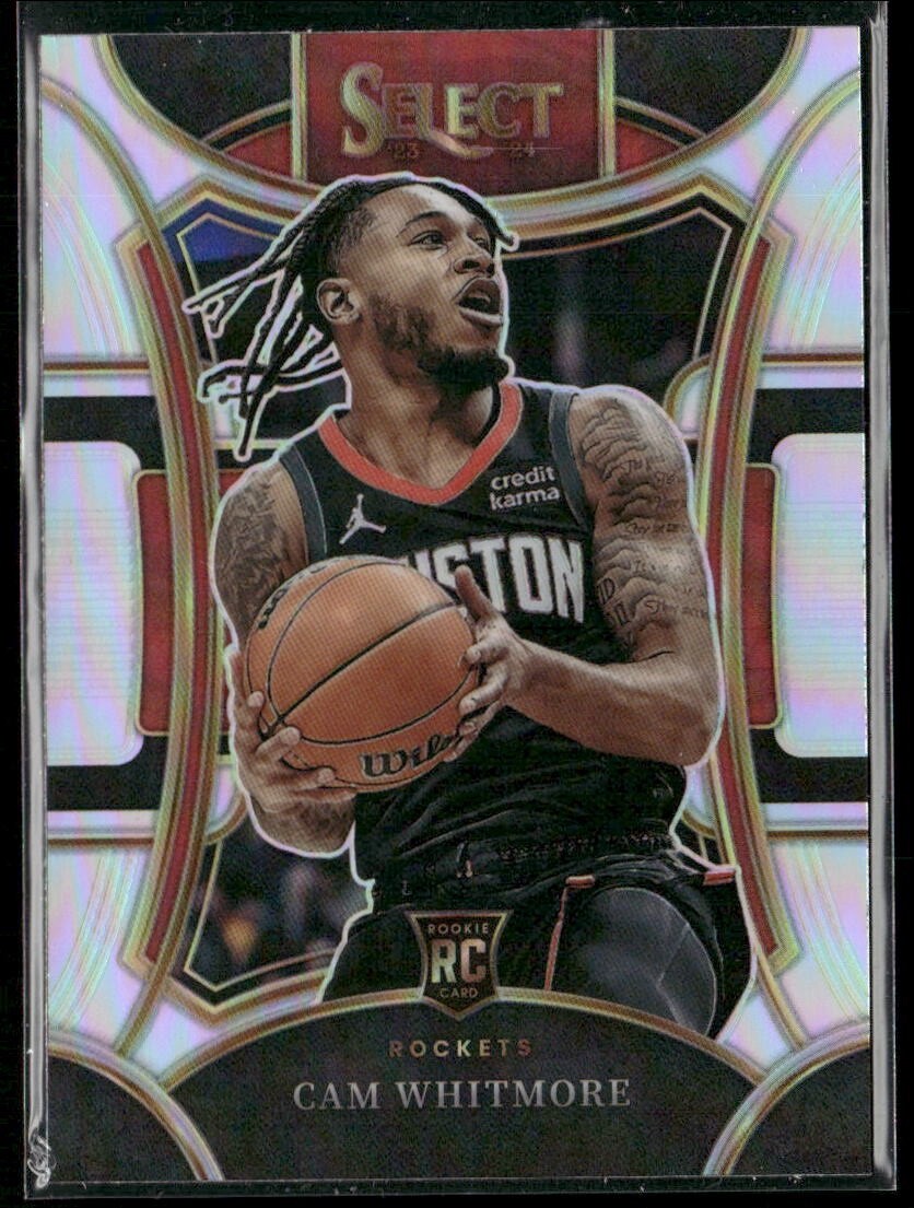 CAM WHITMORE 2023-24 SELECT MEZZANINE ROOKIE SILVER PRIZM ROCKETS RC Q1991