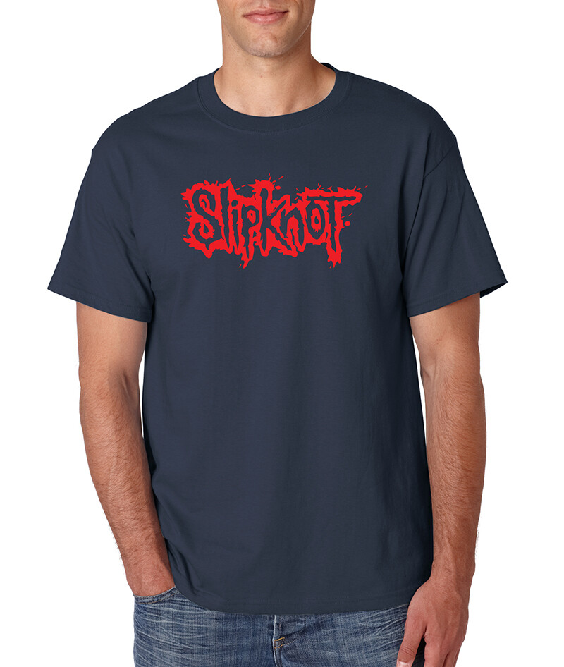 SLIPKNOT T-Shirt 90s Heavy Metal Rock Band Concert Tour Logo S-6XL