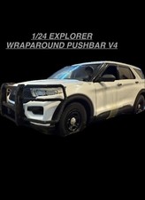 1/24 Explorer Police Wraparound Pushbar 4 V4 Motormax Custom Police Diorama