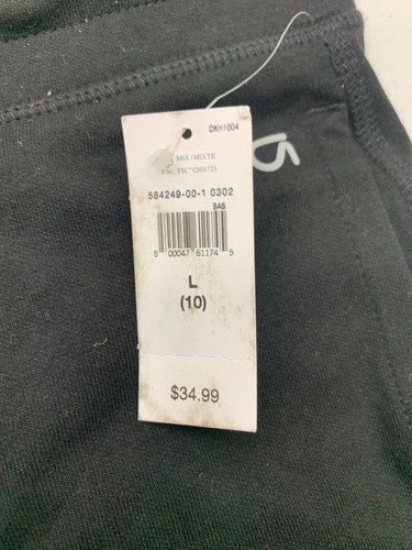 Gap Fit Boys Black Athletic Sweatpants Size Large - Picture 3 of 6