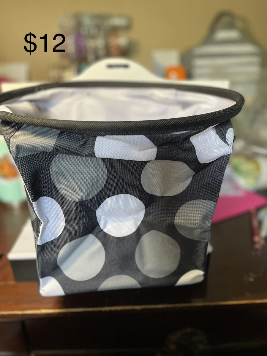 Thirty One Bags, 31 Bag Mini Storage Bin in Got Dots, Circle Storage Bag |  eBay