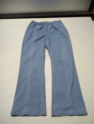 Heart Denim Women's Plus Size 16W Blue Pull On Elastic Waist