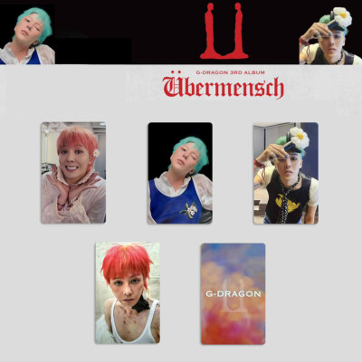 Kpop G-Dragon 3rd Album Ubermensch Self Made Photocard HD Lucky