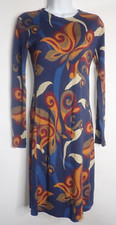 Nice Things Paloma Abstract Long Sleeve Dress Women S Viscose Wool Knit