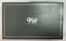 Sterling Silver VOGT Mexico Ranger Floral Etched Belt 45x44mm Buckle Set w Box