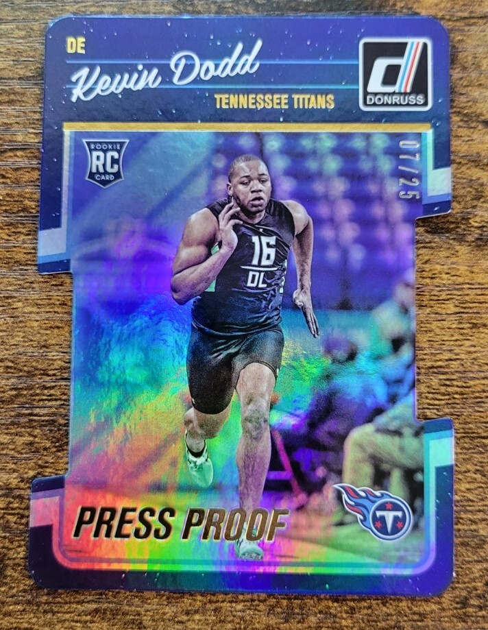 Kevin Dodd Panini Donruss #329 Press Proof Gold Die-Cut