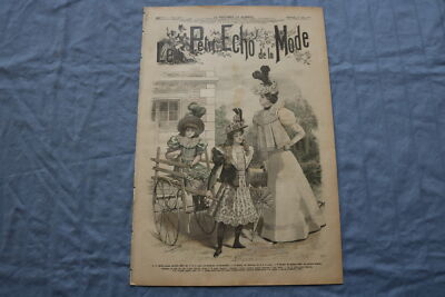 1897 JUNE 13 LE PETIT ECHO DE LA MODE MAGAZINE - PETITE FILLE - FRENCH - NP 8662