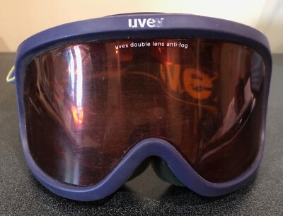 UVEX double lense anti-fog unisex ski goggle pre-owned