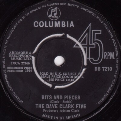 The Dave Clark Five - Bits And Pieces (7'', Single, 4-P)