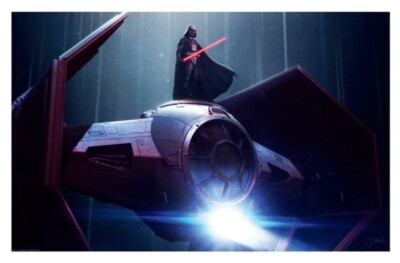 vader in tie fighter