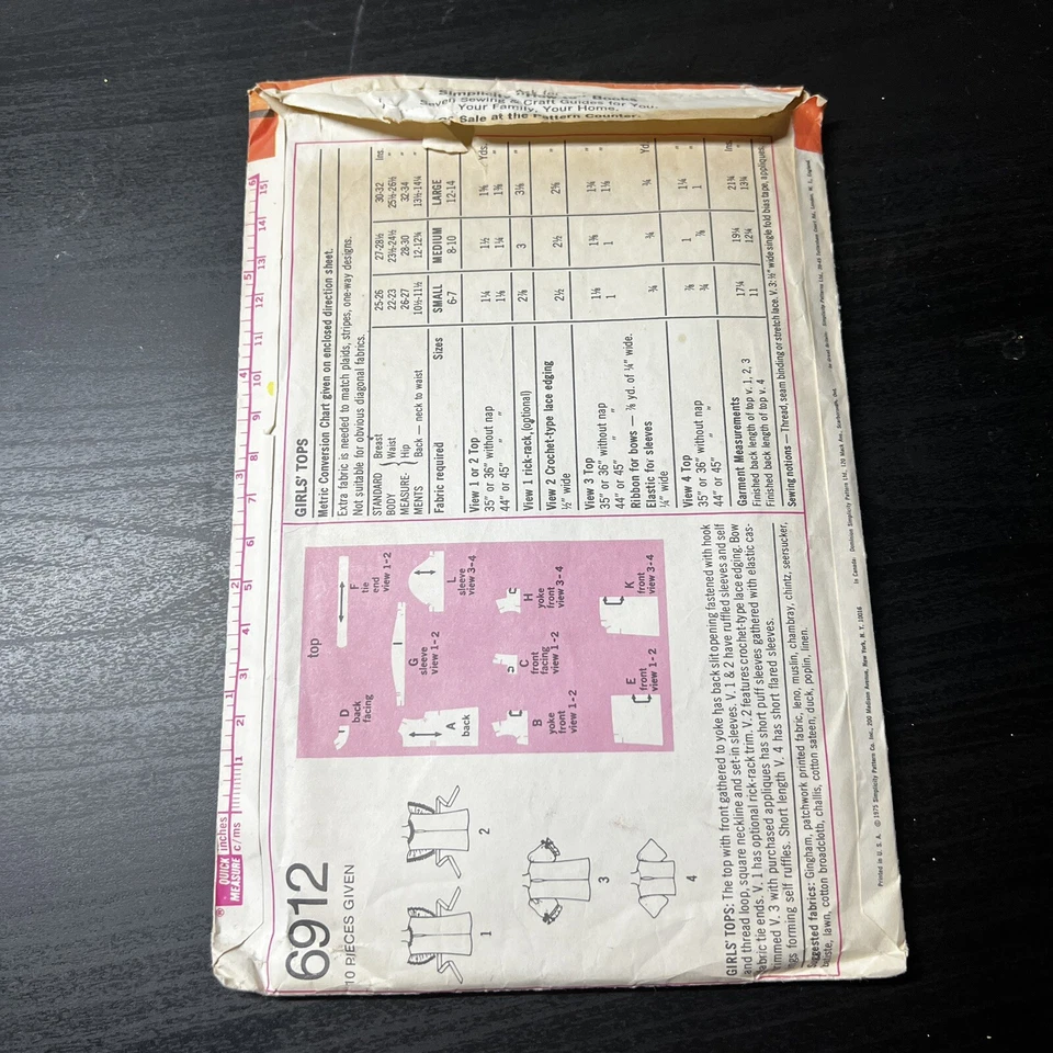 Lote De Colección Años 60 70 Niñas Mod Costura Patrones Vestido Abrigo Falda Top Mameluco 12 Foto 3 de 4