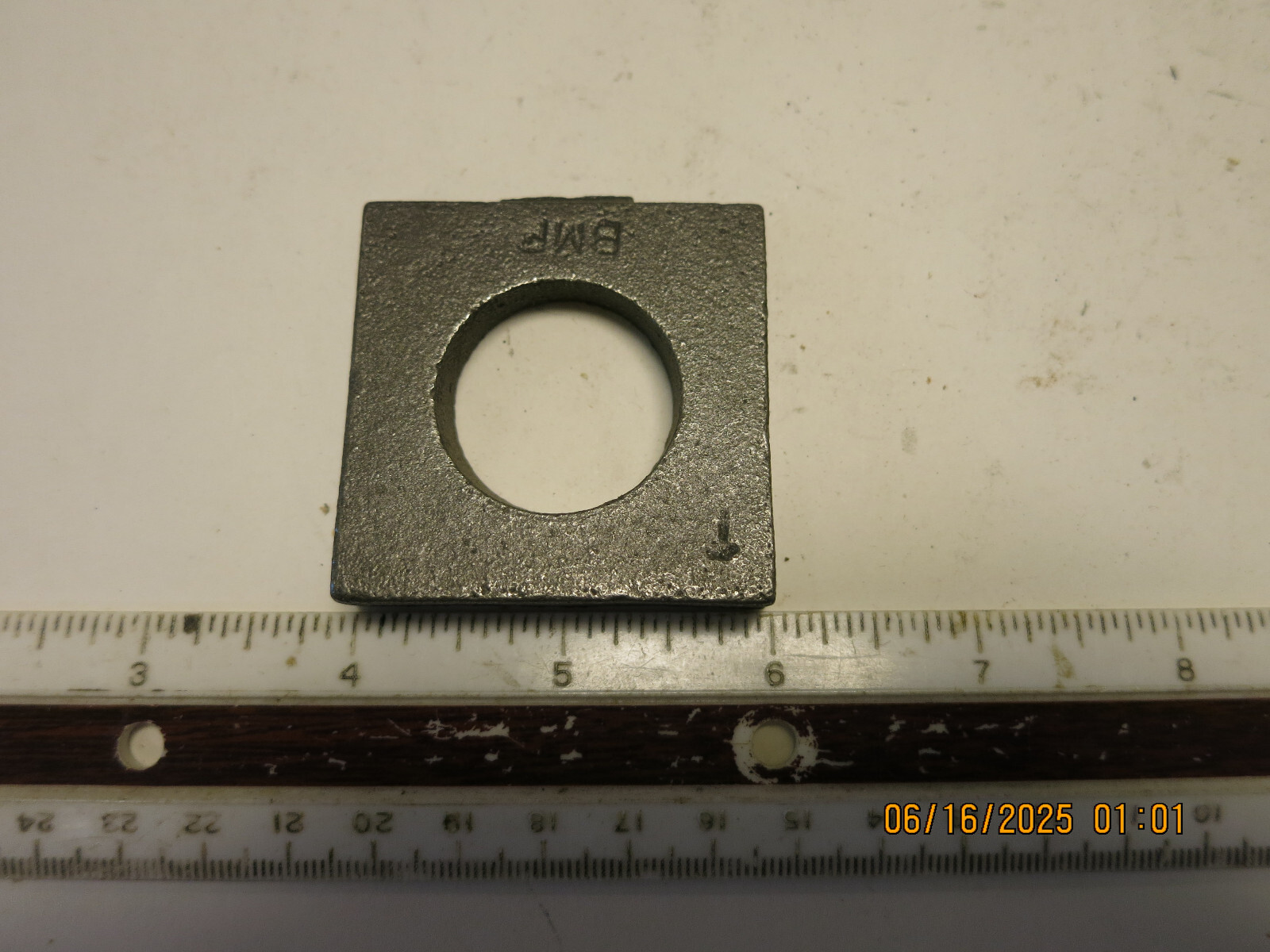 1" Beveled Square Washer Malleable Plain Lot of 20  New