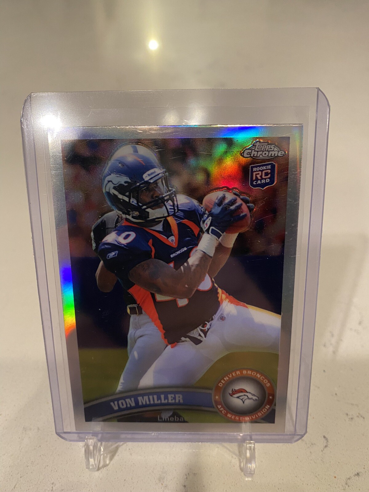 2011 Topps Chrome Von Miller Rookie Refractor