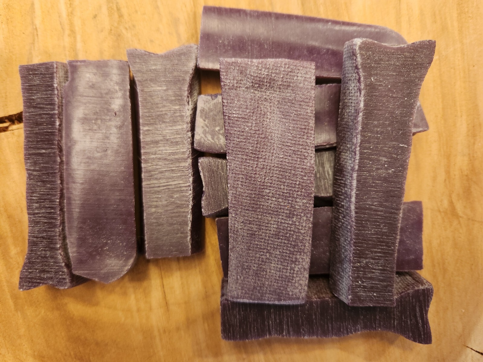 10 Chews Himalayan Yak Milk Blueberry Bones Dog Chews for Dogs - 3-4" long