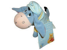 Disney Baby The First Years Eeyore Plush Rattle Star Infant Toy 2002 RARE 4.5"