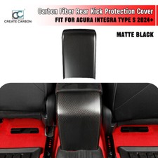 Matte Carbon Fiber Rear Kick Protection Cover For Acura Integra Type S De5 2024 Matte Carbon Fiber Rear Kick Protection Cover For Acura Integra Type S De5 2024