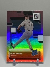 2022 Donruss Rated Rookie #71 Reiss Knehr RC Pink Holo