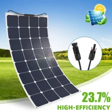 240W Watt ETFE Flexible Solar Panel Mono PV 18V Home RV Camping Boat Off Grid