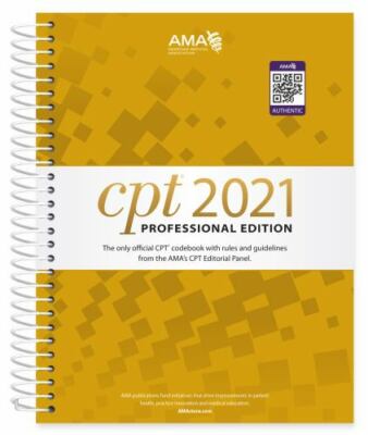 CPT Professional Edition 2021; CPT- 1640160493, spiral-bou, American Medical Ass