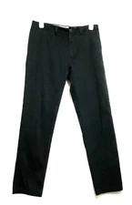 Eco-Friendly Pants Men 34x32 Blk Slim Fit Stretch Chino Kenneth Cole Reaction
