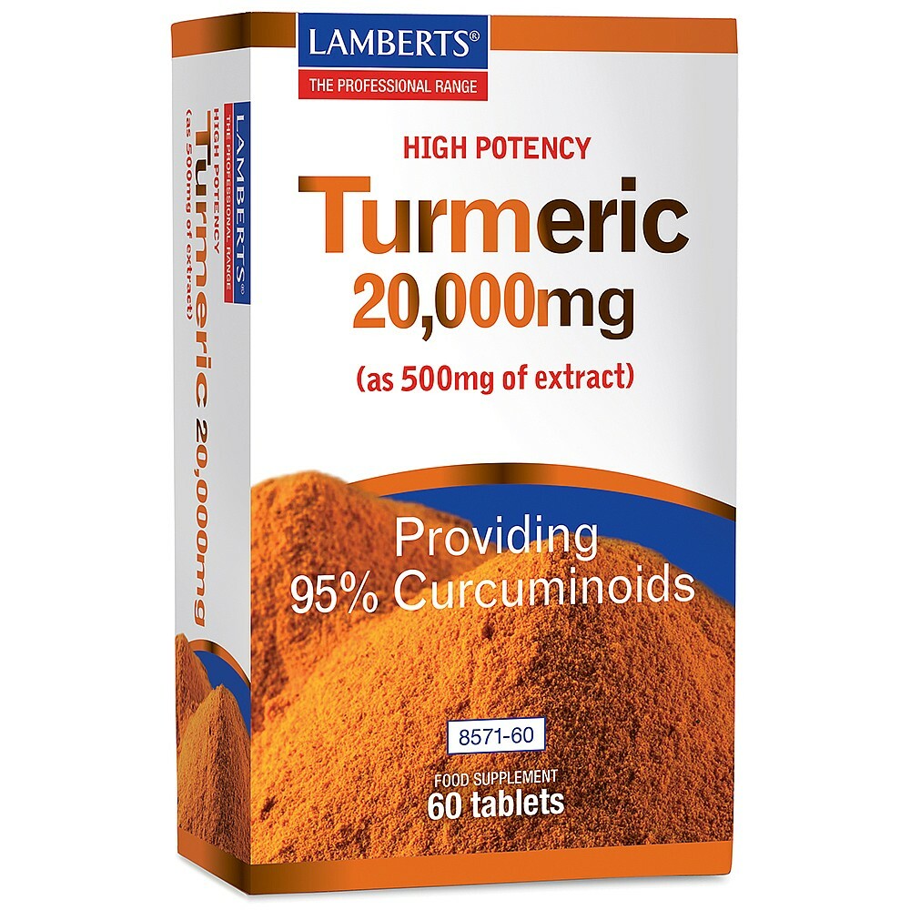 Lamberts Turmeric 20,000mg (As 500mg of extract) 60 Tablets