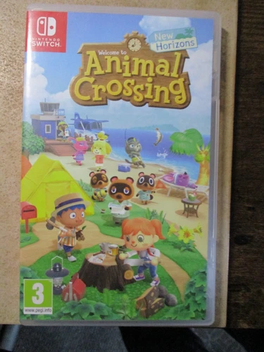 Animal Crossing New Horizons Nintendo Switch, jeu en très bon état, en français.