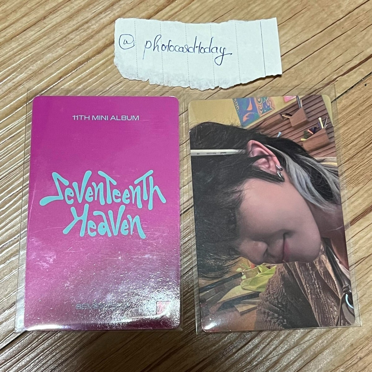 SEVENTEEN SEVENTEENTH HEAVEN LUCKY DRAW OFFICIAL PHOTOCARD