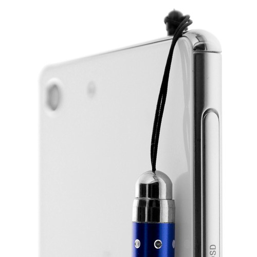 Stylet Retractable Bleu avec Strass pour écran Tactile - Attache Jack 3.5 mm - Zdjęcie 4 z 6