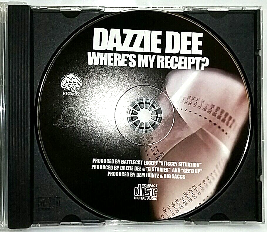CD) Dazzie Dee ‎– Where's My Receipt? , Album, NM/EX, Rare. | eBay