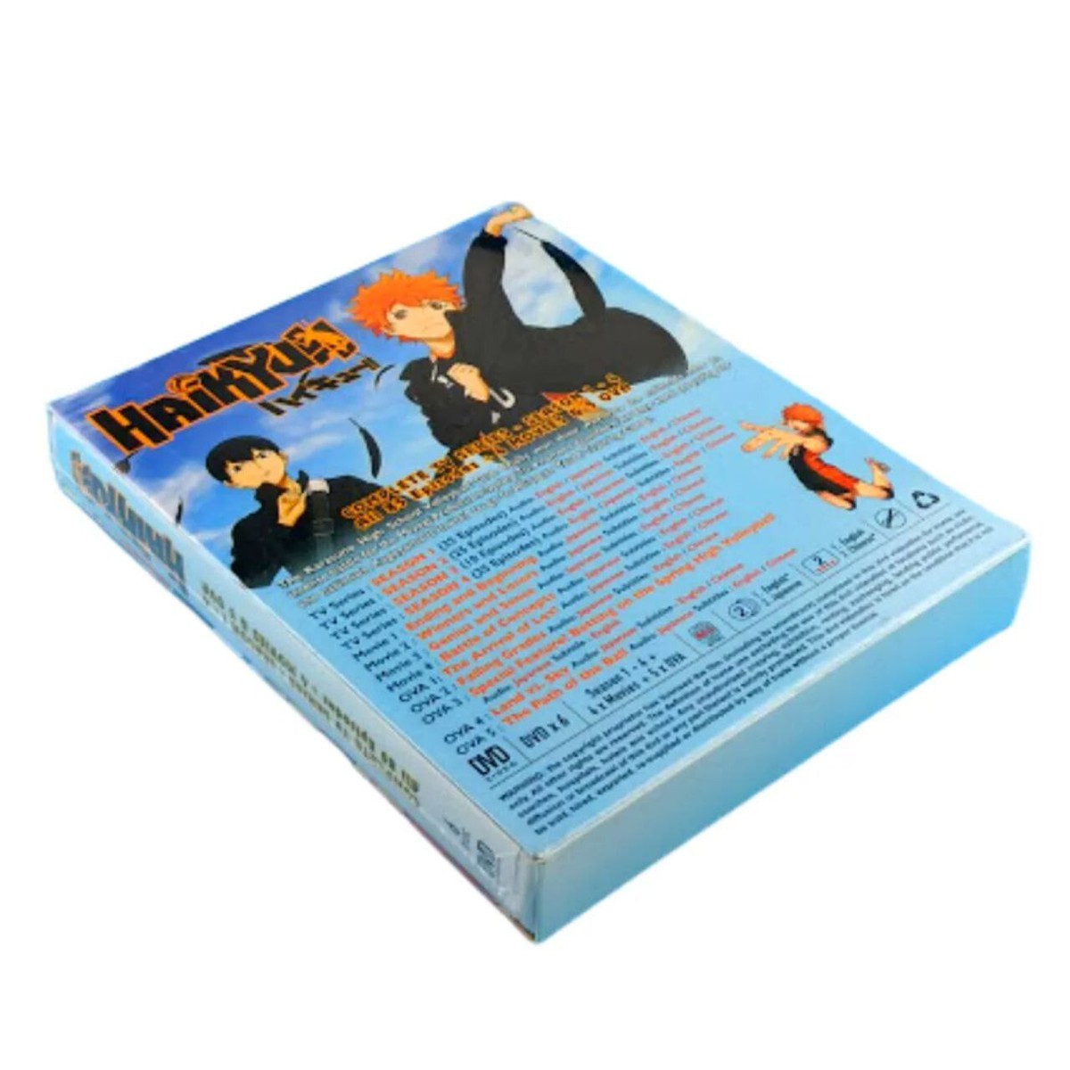DVD HAIKYU!! SEASON 1-4 Vol.1-85 END (ENGLISH DUBBED)+ 4 Movies +