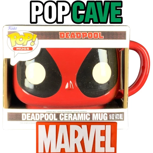 Funko Pop Cave MARVEL STUDIOS: DEADPOOL CERAMIC MUG Free Shipping