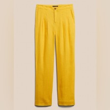 Banana Republic Wide Leg linen Pants Resortwear breezy vacay bold NWT 12