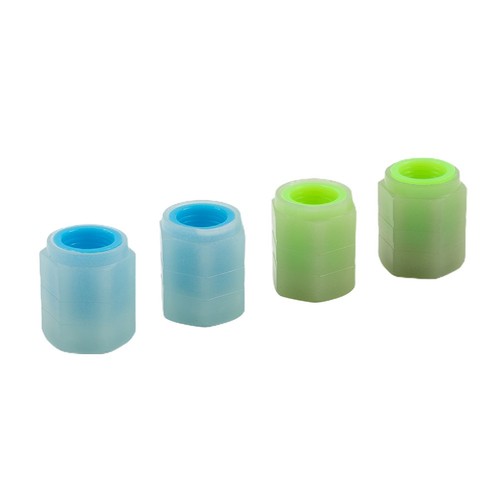 4x Tire Valve Cap Luminous Car Vehicle Wheel Prank Valve Cap Glow Dust Cover - Picture 6 of 12