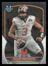 2022 Bowman University Chrome #3 Taulia Tagovailoa Maryland Terrapins