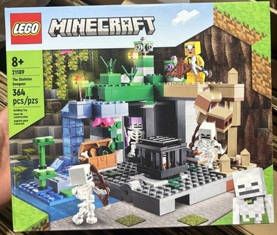 * RETIRED *LEGO Minecraft: The Skeleton Dungeon (21189) - New in Sealed Box