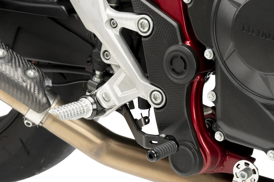 Puig Ajustable Palanca Freno Trasero Pie Pedal Negro Honda CB750 Hornet 2023- - Imagen 2 de 4