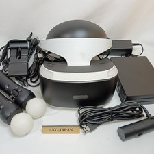 Sony PlayStation VR PS4 CUHJ-16010 Virtual Reality Headset Complete Set No Box