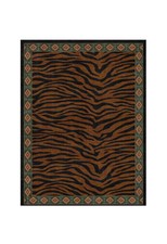 Fulvari Washable Area Rug, Non Slip Soft Low Pile Modern Leopard Print