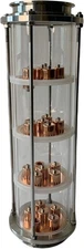 4" Borosilicate Glass Copper Bubble Plate Moonshine Reflux Column 4 inch Distill