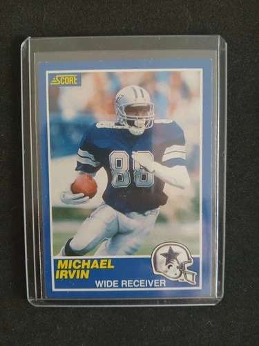 Michael Irvin - 1989 Score - Rookie football card #18 (RC)