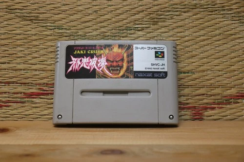 Jaki Hakai Jaki Crush Pinball Nintendo Super Famicom SFC Very Good Condition!